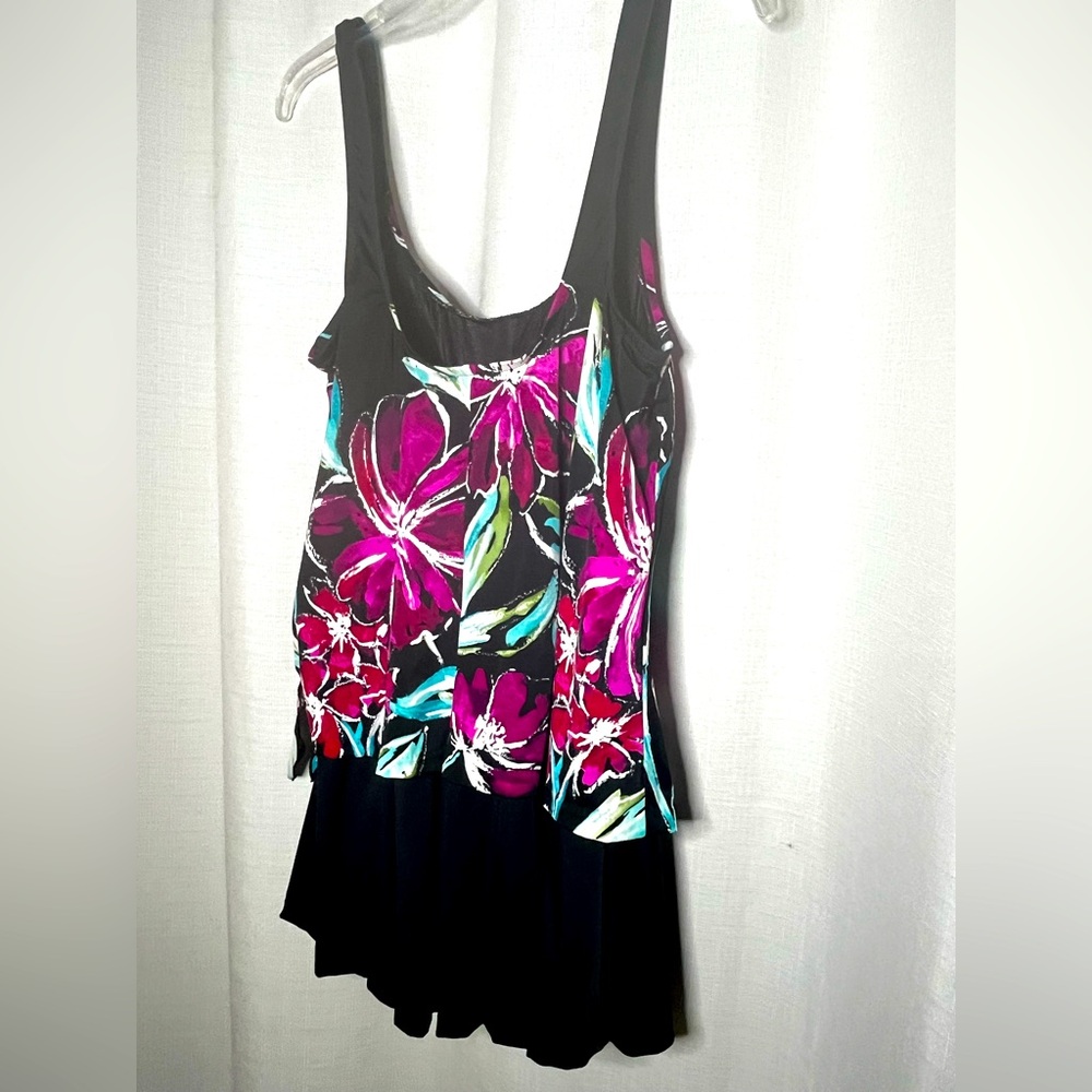 Floral Print Women's Swim Dress.